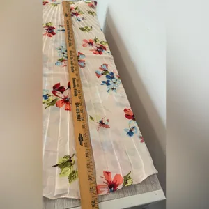 Jill Jill Stuart Floral-Print Pleated Maxi Skirt A Line Boho Cottagecore NWT 14 thumbnail 6