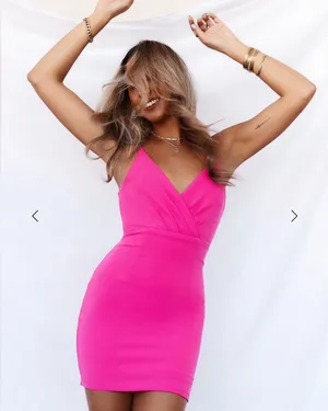 HELLO MOLLY DOWN FOR WINE DRESS FUCHSIA medium thumbnail 1