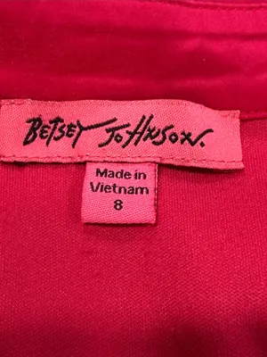 Betsey Johnson NWOT Y2K Pink Label Sz 8 Dress Fit Flare Cap Sleeve thumbnail 5