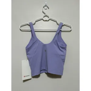 Lululemon NWT Align Nulu Tank Top in Lilac Smoke Size 4 thumbnail 5