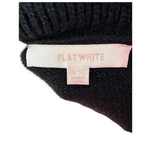 Flat White Black Metallic Cable‎ Knit Shrug Cardigan Ruffle Neck OS Cozy Luxe thumbnail 7