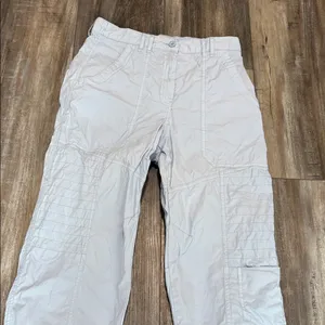 ANTHROPOLOGIE Maeve Tapered Pants Women’s size 10 Summer Iris Blue thumbnail 6