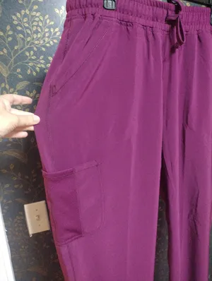 NWOT scrubstar Wine Color Performance Scrub Pant thumbnail 3