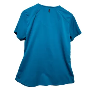 Greys‎ Anatomy Barco Women Scrub Top M Teal Blue Stretch Pockets Medical Uniform thumbnail 2