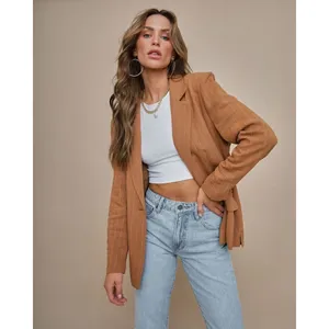 VICI ✨HP✨AMBER LINEN BLEND BLAZER✨ thumbnail 6