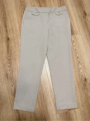 Anne Klein beige Tailored Trousers Size 4 Office Career Stretch Pant⁠ thumbnail 1