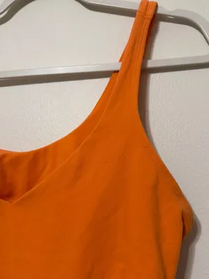 Lululemon Align Tank Size 14 Orange thumbnail 4