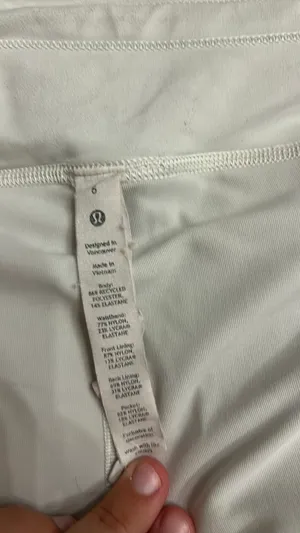 White Lululemon skirt size 6 thumbnail 5