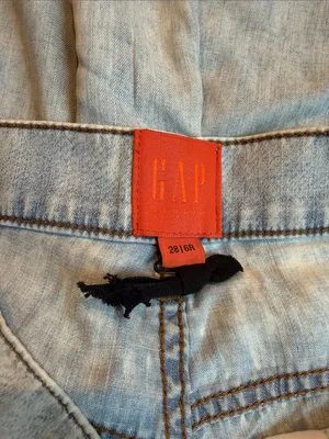 GAP lightweight acid wash jeans thumbnail 4