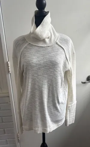 We The Free Cowl Neck Tunic Top Medium boho oversized layered minimalist‎ cozy thumbnail 1