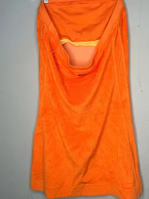 Hard Tail Forever Orange Strapless Dress nwot thumbnail 3