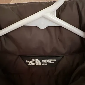 The North Face Women's Olive Green Puffer Vest thumbnail 3