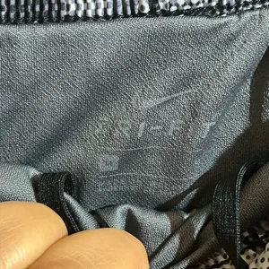 Nike Women's Dynamic Black and White Athletic Shorts thumbnail 4