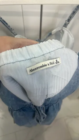 Abercrombie Bra Free Tie Front Chambray Skort thumbnail 8
