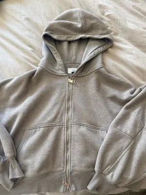 AE Everyday Luxe Barrel Sleeve Full Zip S Coffee thumbnail 1