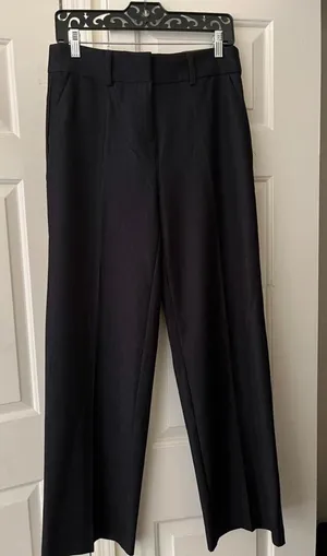 Nicole Miller Black Wide-Leg Trousers thumbnail 1