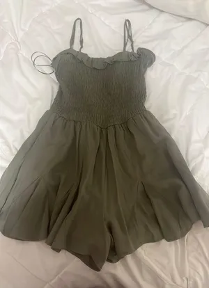 Francesca's Green Romper thumbnail 1
