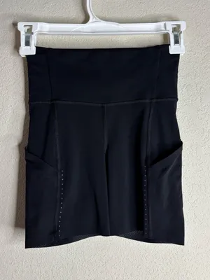Lululemon Fast and Free High Rise Short 6" Elite W7BDGS Black size 0 thumbnail 2