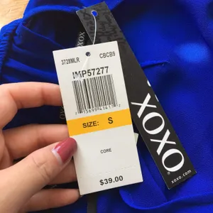 XOXO Royal Blue Blouse thumbnail 4