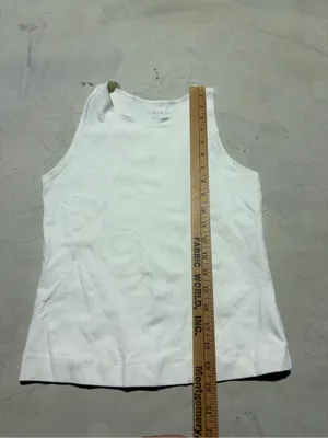 Calia White Tank Top athletic workout small thumbnail 3