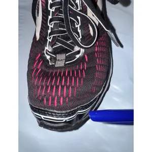 Womens Brooks‎ Ghost 10 Cloud Cushion Athletic Running Shoes Size 7.5 Black Pink thumbnail 16