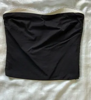 ZARA Black and White Tube Top thumbnail 1