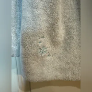 Disney Baby Blue Cowl Neck Tinkerbell Fleece Pullover M thumbnail 3