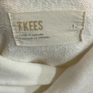 TKEES Cream Hoodie Front Pocket Size 1 thumbnail 4
