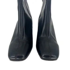Silent‎ D Carina Heeled Ankle Boots Black Leather Size 39 thumbnail 6