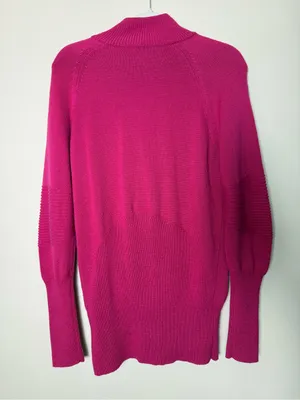 Nike Golf Hot Pink 1/4-Zip Merino Wool Sweater thumbnail 2