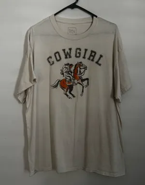 Full Tilt Cream Graphic Cowgirl Tee thumbnail 1