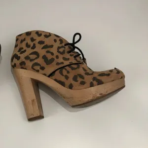 Rebecca Taylor Leone Leopard Print Heeled Booties‎ thumbnail 6