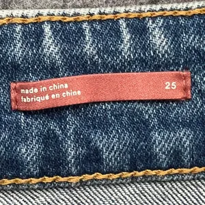 Pilcro Jeans Women 25 Blue‎ Distressed Mom High Rise Denim Stretch Festival thumbnail 11
