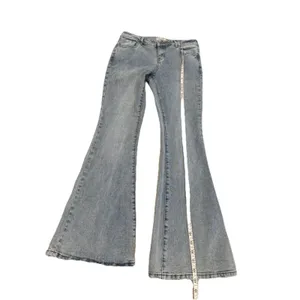 Pacsun Flare Jeans Women 29" Cotton Retro Stretch 70s Hippie Travel Vacation thumbnail 7