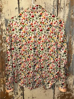 Anthropologie E by Eloise pajama top women’s size small thumbnail 5