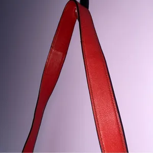 Coach 19918 Legacy Signature Stripe Duffle Bag Red thumbnail 5
