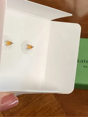 Kate Spade New York Pavé Paw stud earrings thumbnail 3