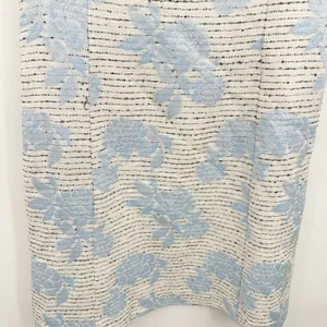 Ann Taylor Womens Blue Floral Jacquard Tweed Classic Career Sheath Dress Size 12 thumbnail 3