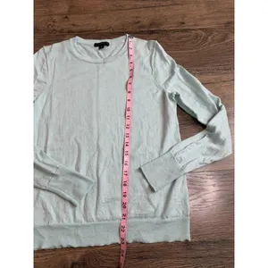 EUC Womens J Crew 100% mernio wool sweater soft mint green size S thumbnail 4