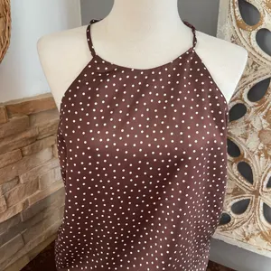 Abercrombie & Fitch Brown Polka Dot Bodysuit size M thumbnail 2