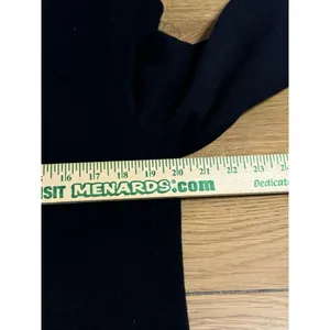 Louben‎ Open Front Black Blazer Jacket Sweater Size 4 Career Designer Luxury VTG thumbnail 5