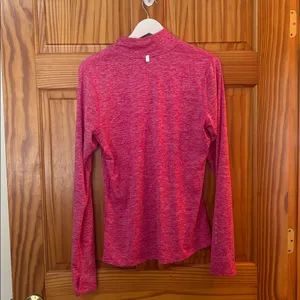 Nike Running Size Medium Dri-Fit Pink Activewear 1/4 Zip Top thumbnail 6