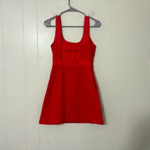 Maeve Anthropologie Red Scoop Neck Mini Dress Sleeveless Sz 2 Romantic, Feminine thumbnail 9
