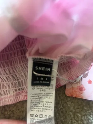 SheIn Pink Tie-Dye Bustier Crop Top – Padded Corset Style, Adjustable Straps thumbnail 3