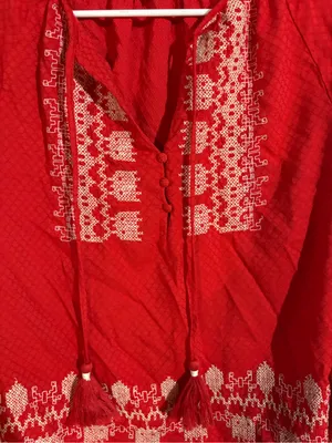 Knox Rose Long Sleeve Embroidered Blouse | Size: Small thumbnail 2