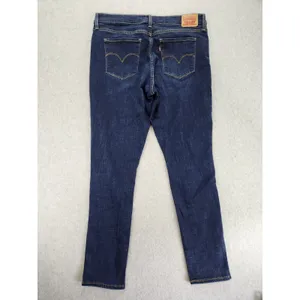 Levi's 311 Shaping Skinny Dark‎ Rinse Stretch Denim Womens Jeans SZ 32 - SOFT! thumbnail 6