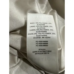Babaton Womens Mock Neck Long Sleeve Top‎ Champagne Gold Shine thumbnail 6
