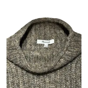 Madewell Loretto Mockneck Sweater Pullover Brown Small thumbnail 5