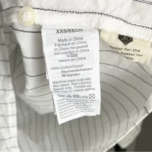 Madewell Ruffle Prairie Top in Pinstripe thumbnail 4