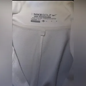 Nike golf women 1/2 zip cover-up Long sleeve size M White-Zip Pullover thumbnail 3